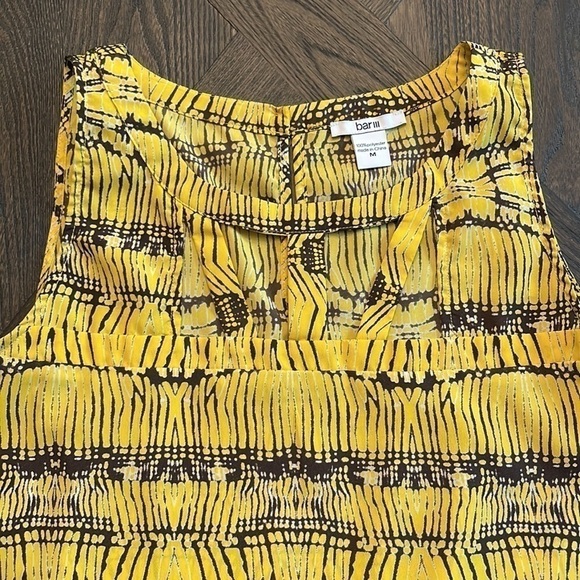 BAR III Yellow Cut Out Detail Tank Size Medium - Picture 3 of 4